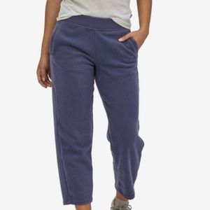 NWT Patagonia Women's Shearling Fleece Crop pants in color pampas Tan !